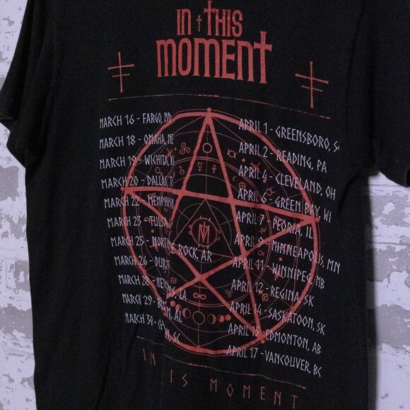 In This Moment Tour Shirt Size Medium - Picture 6 of 6
